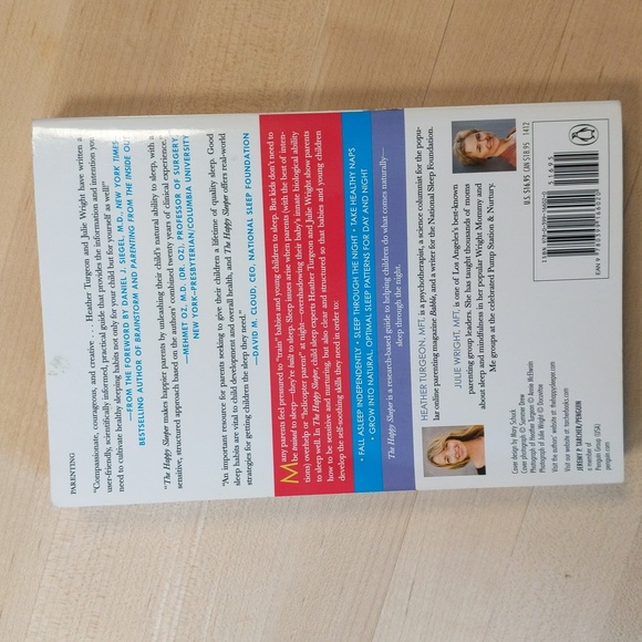 the happy sleeper paperback book by Heather Turgeon & Julie Wright - Picture 2 of 10